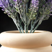 Plantas Artificiales De Lavanda 36/45cm Flores De Plástico Realistas Para Decoración De Bodas Y Oficina Color Morado - details 2