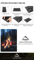 Mesa Plegable Widesea Para Camping Ultra Ligera Para Escalada Pesca Picnic Equipamiento Turístico Exterior Despensa - details 6