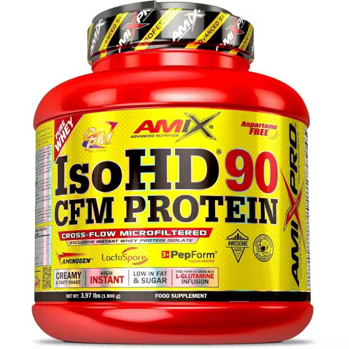 Proteína Aislada de Suero en Polvo AMIX Nutrition Iso HD 90 (1,8 Kg) - 1
