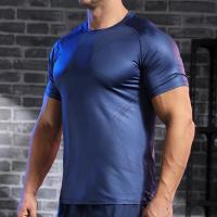 Camiseta De Hombre Verano Manga Corta Algodón Transpirable Ropa De Gimnasio Fitness Camiseta Deportiva Para Yoga Y Correr - details 5