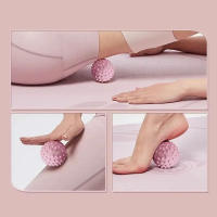 Bola De Masaje Fascia Punto Elevado TPR Maestro De Postura Yoga Bola Para Cintura Y Espalda Bola De Masaje Para Pies - details 2