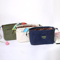 Bolsa De Almacenamiento Portátil De Lona Con Cierre De Cordón Multicausa Para Viajes Organizador Ecológico De Banda Interior - details 3