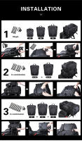 Bolsa De Silla Trasera Para Motocicleta 10/20/30L Impermeable Multifuncional Equipaje Lateral Universal Bolsa De Ciclismo - details 17