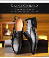 Zapatos Formales De Cuero Para Hombre Slip on Vestimenta Casuál Boda Lujosa Caminar Oficina Talla Grande Zapatos Para Hombre - details 19