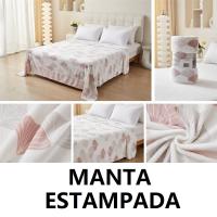 Manta sedalina extra suave estampada,medidas160x220cm para cama de 90cm/105cm, medidas 220x240cm para cama de 135cm/150cm,100% Poliéster,cm,fespu - details 0