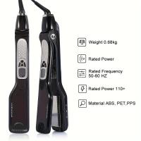 Plancha de pelo profesional, vapor y plancha de pelo en uno, calentamiento rápido hasta 60s, temperatura regulable, doble voltaje, apta para todo tipo de cabello - details 5