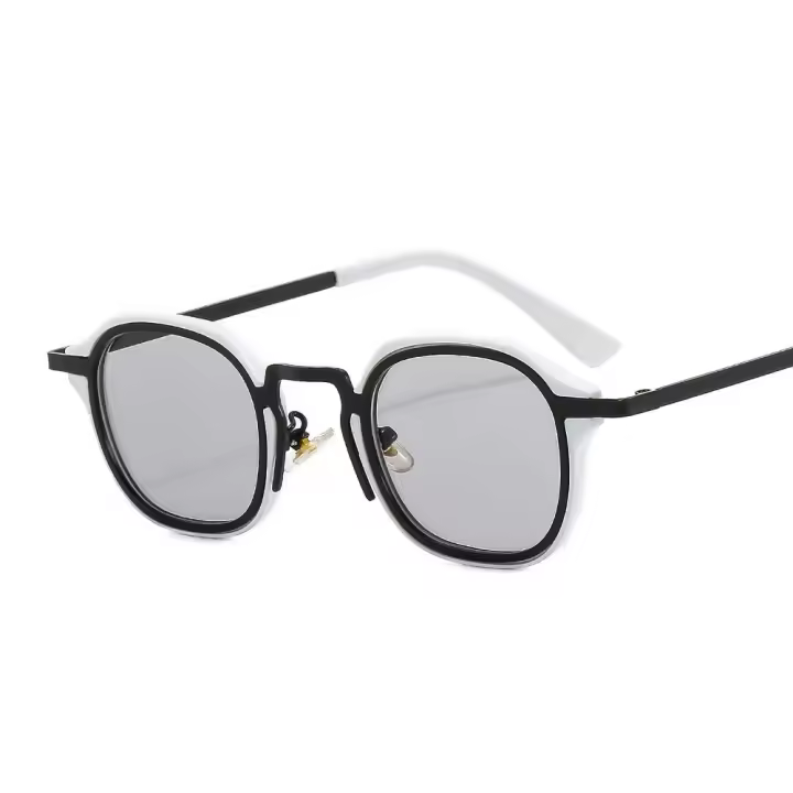 Nuevos Gafas De Sol Cuadradas Pequeñas Moda Retro Punk Unisex Vintage Trendy Con Protección UV400 Para Conducir Ópticas De Moda - 1