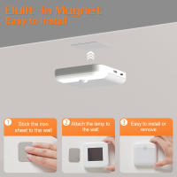 Lámpara Nocturna LED Con Sensor De Movimiento Carga USB Tipo-C Para Dormitorio Cocina Escalera Pasillo Armario Iluminación - details 5
