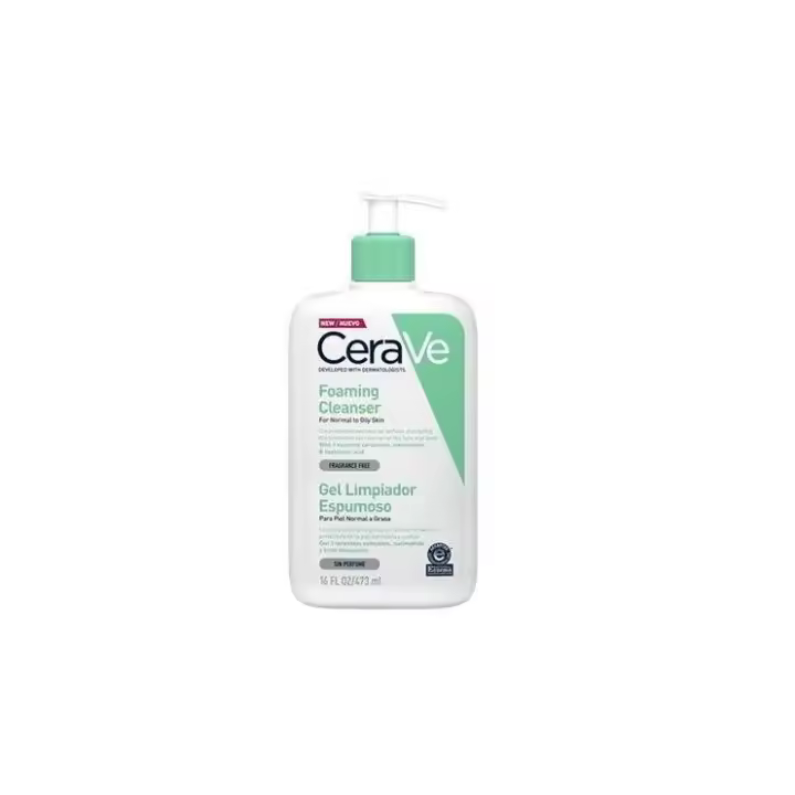 CeraVe Gel Limpiador Espumoso 473ml Piel normal a grasa - 1