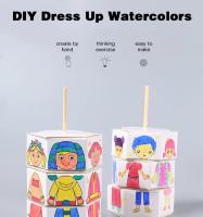Juguetes De Arte DIY Para Niños Libro De Dibujo Y Pintura Interactivo Rotativo Graffiti Puzzle Educativo Papel De Relleno Colorido Para Niños Entre 3 Y 12 Años - details 0