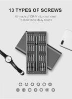 Juego De Destornilladores Precisi\u00f3n 63 En 1 Magn\u00e9tico Phillips Torx Herramientas Profesionales Para Reparaci\u00f3n De iPhone PC Kit De O\u00f1os De Acero Cromo-vanadio Antideslizante - details 1