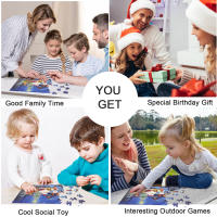 100Pcs Rompecabezas De Navidad Con Santa Divertido Y Educativo Juego De Familiar Tiempo Xmas Newyear Regalos Para Edad 3-6Años Material Papel - details 3
