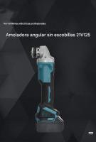 Amoladora Angular Profesional - Motor Sin Escobillas, Ultra Ligera para Hogar y Taller | Corte, Pulido y Lijado de Alta Precisión (Incluye Disco Multiusos) - details 0