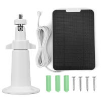 Cargador De Panel Solar 10W 5V Para Cámara De Seguridad Google Nest Cam Con Montaje En Pared Ajustable Y Resistente Al Agua IP65 - details 9
