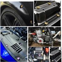 Kit De 10 Piezas De Tornillos Y Tornillos De Aluminio Concavo Hexagonal M6 * 20mm Para Bayas De Motor Y Parachoques JDM - details 5