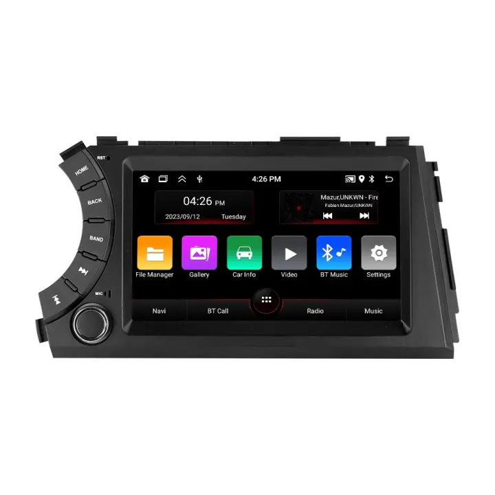 Reproductor Multimedia Para Coche NAVIFANS 7'' Carplay WiFi Automático GPS Navegación Estéreo FM Audio Para Ssangyong Kyron Actyon 2005-2011 - 1