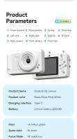 Cámara digital portátil para niños con doble cámara CCD, pantalla HD de 2.4 pulgadas - details 13
