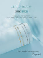 Pulsera De Enlaces De Bolas Doble Capa Para Mujer Plata De Ley 925 Ajustable Simplicidad Joyería De Fiesta Regalo De Cumpleaños - details 0