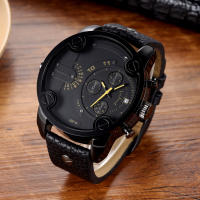 Reloj De Pulsera Masculino CAGARNY 6819 Grande Dial Cuero Resistente Al Agua Moda Casual Marca Original Con Fecha Y Marcadores Arábigos - details 3
