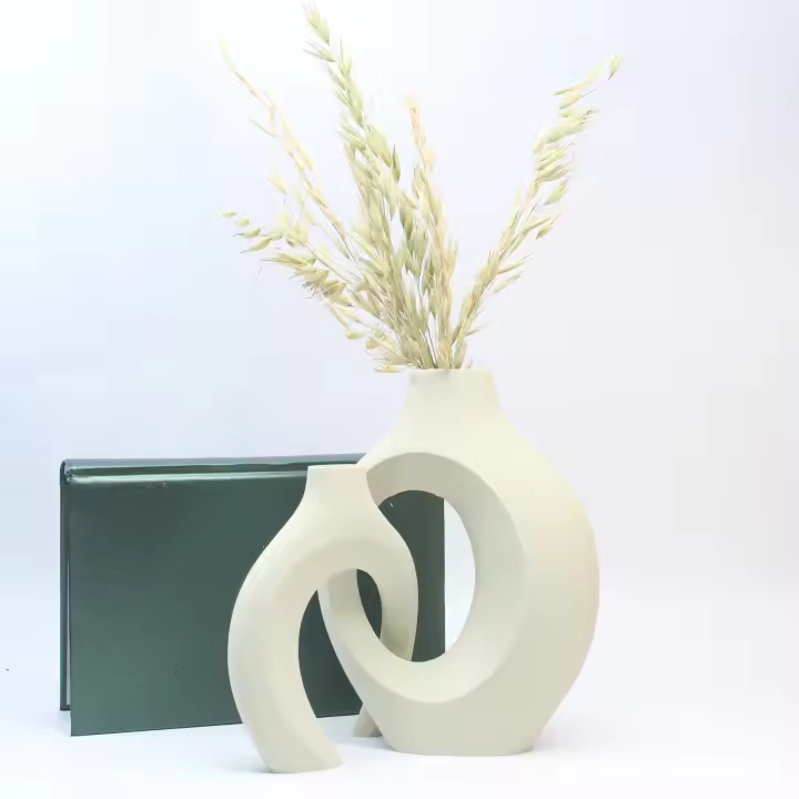 Juego De Ornamentos De Vaso Abrazador Para Decoración De Hogar Y Oficina Vaso Seco Para Decoración De Entradas Y Gabinetes - 1