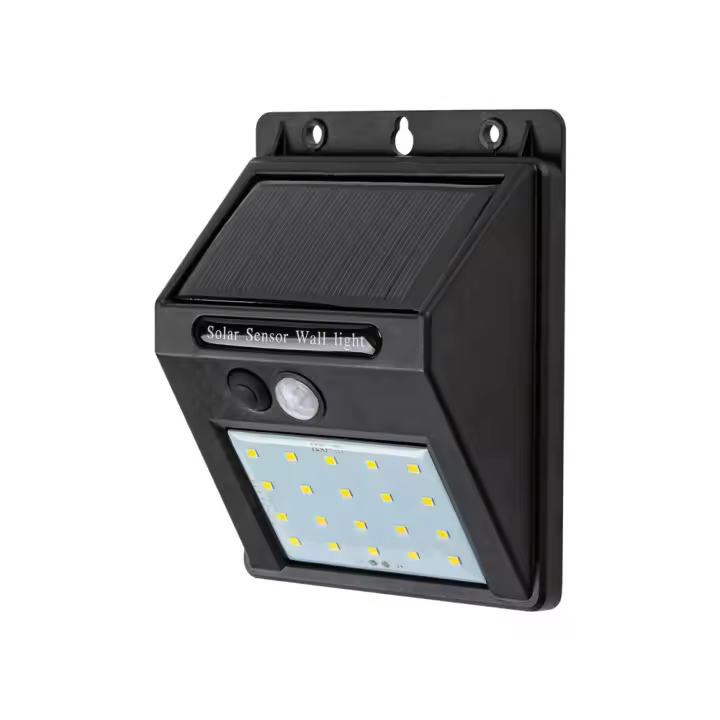 Ostrava - Lámpara Solar LED - 1,3W 4000K - 100×125 mm - IP44 - IP44 - Negro 4000K RABALUX - 1