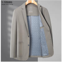 Chaqueta Occidental Sólida De Alta Calidad Para Hombre Moda Otoño Negocios Casual Talla M-4XL Abierta Por Encima Estilo Inteligente - details 13