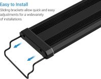 Luz de Acuario, luz de rampa LED de acuario de agua dulce, luz de planta de acuario, luz de acuario LED de 2 modos, 40-60cm, 18W, 78 cuentas de lámpara - details 2