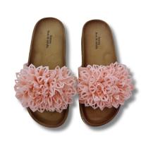 Sunsea Sandalia para mujer Pala con pompón floral con suela antideslizante - details 3