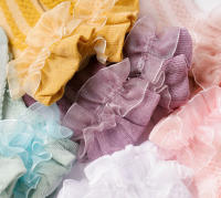 Calcetines De Encaje Para Bebés Y Niñas Sólidos Con Volantes Y Flores Calcetines De Baile De Princesa De Algodón Y Poliéster Para Niñas De 7 a 12 Años - details 15