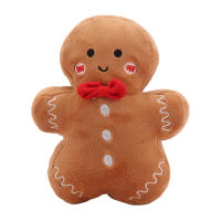 Muñeco De Galleta De Navidad De Peluche Suave Juguete De Almohada Cómoda Decoración Para El Hogar Regalo Para Niños - details 2