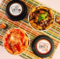 Young Poong  Yopokki  Pastel de Arroz Con Salsa Jjajang  Topokki en salsa oscura 120g - details 1
