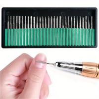 LULAA Set De Brocas Para Uñas Con Polvo De Arena Accesorio De Pulido Para Arte De Uñas Eliminador De Uñas Acrílicas Gel Set De Brocas Para Manicura - details 1
