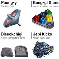 Juego Tradicional Coreano Gonggi Set De Piedras De Tinta Juguete De Alivio Del Estrés Y Juego De Fiesta Piedras De Caza De Calamares - details 9