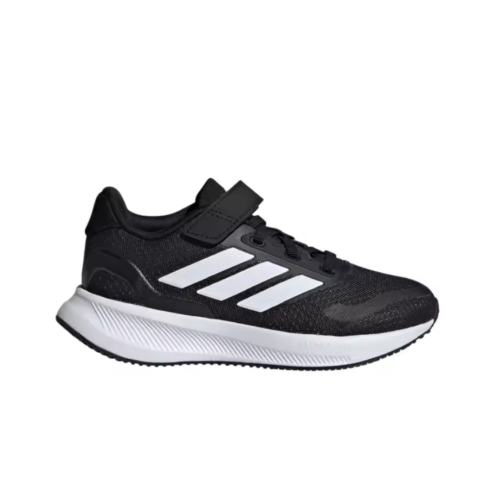 ADIDAS RUNFALCON 5 VELCRO NEGRO/BLANCO PARA NIÑO - 1