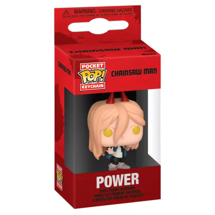 Llavero Pocket POP Chainsaw Man PowerFigura  Coleccionable - Idea de Regalo- Mercancia Oficial - Juguetes para Niños y Adultos - Movies Fans - Muñeco para Coleccionistas y Exposición - 1