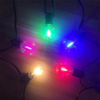 Luces De Cadena LED Globales Para Exteriores Con Bombillas De Plástico Impermeables Para Patio Jardín Trasero Y Porche 220V Con Enchufe De EU - details 3