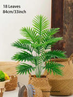 1pc Grande Planta Artificial De Palma Hojas Falsa Tropical Imitación De Hoja De Palmera Para Decoración De Piso Del Hogar 70-120cm - details 6