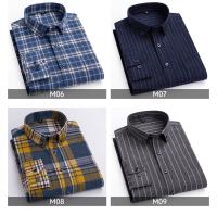 Camisa Larga De Manga Para Hombre Talla Extra Grande 6XL Algodón 100% Estilo Clásico Lujo Ligero Verano Con Cuello En V Y Botones - details 14
