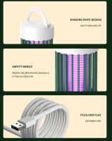 Lampara Asesina De Mosquitos Eléctrica Con Luz UV Atracción Anti Mosquitos Para Dormitorio Y Camping Recargable Por USB - details 21