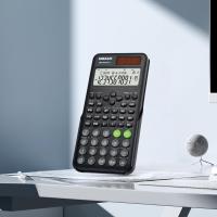 Calculadora científica 401 función 10+2 dígitos Pantalla Solar y calculadora de batería Funda Protectora para Escuela Negro (OS 991MS 2nd Edition) - details 1