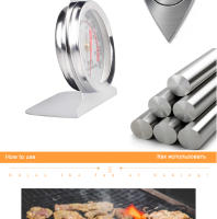 Termómetro De Cocina Accurado De Acero Inoxidable Para Horno Y Barbacoa Medidor De Temperatura Para Hornear Herramientas De Cocina - details 11
