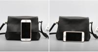 Bolso Bandolera De Cuero Genuino Para Mujer Bolso De Mano Casual De Cuero De Vaca Real Gran Capacidad Bolsa De Hombro Sólida - details 2