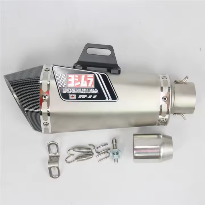 Escape De Motocicleta Universal 36-51mm Con Etiquetas De Killer Db Y Silenciador Para Z900 GSXR1000 SV650 R6 R3 ZX6R ZX10 K7 MT07 Acero Inoxidable - 1