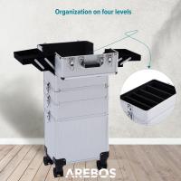 AREBOS 4 en1 Caso de belleza Trolley Maleta Kit de maquillaje Belleza - details 9