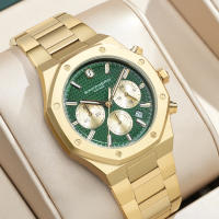 Reloj De Hombre SAPPHERO Resistente Al Agua De Acero Inoxidable Estilo Negocios Con Mostrador De Fecha Y Timer Preciso Regalo Excelente - details 7