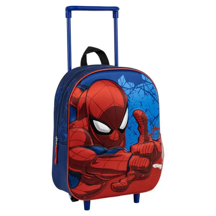 Marvel - Mochila Infantil Trolley 3D Spiderman 25.0 X 31.0 X 10.0 Cm (2100006181) - 1