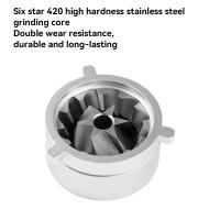 Molino De Café Portátil CF WISDOM Capacidad De 25g Acero Inoxidable 402 Burro De Seis Estrellas Ajustable Para Café Picado Mocha Y Café En Vaso - details 4