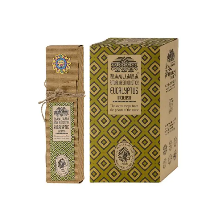 INCIENSOSHOP - Inciensos orgánicos Ritual Resin de Banjara Agarbatti Masala 8 Varillas en Caja de 8 Unidades de 25 Gramos - 1