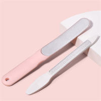 Conjunto De 2 Piezas Rosa Herramienta De Pulido De Uñas De Acero Inoxidable Fichas De Manicura Y Pintura De Uñas Kit De Cuidado De Uñas - details 0
