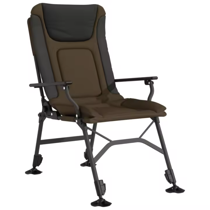 Silla de Melalgodón con reposabrazos plegable taupe - 1